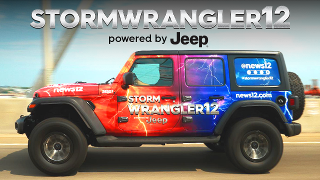 StormWrangler12's tweet photo. STORM WRANGLER 12 🚙💨 Meet the newest addition to the News 12 Storm Watch team. 
 
Rain or shine, Storm Wrangler 12 is ready for the road. (Powered by @jeep)

#StormWrangler12 #Weather https://t.co/290eZCbErI