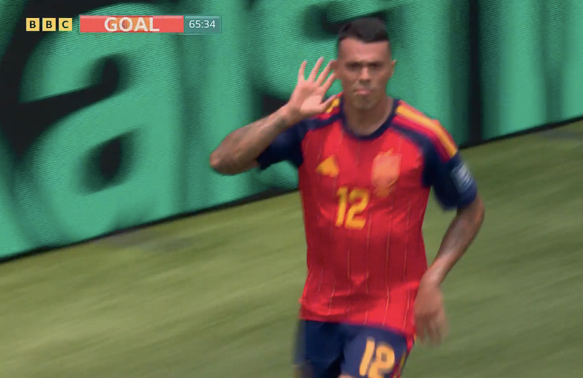 TouchlineX's tweet photo. 2-0 Spain.

GOOOOOOOOOOOOOOOOAAAAAAAAAAAAAAALLLLLLLLLL PEDRO PORRO !!!!!!!!!!!!!!!!!!!!!!!!!!!!!!!!!!! PORRO DOUBLES THE LEAD FOR SPAIN !!!!!!!!!!!!!!!!!!!!!!!!!!!!!!!! GOL GOL GOL GOL GOL !!!!!!!!!!!!!!!!!!!!!!!!!!!!!!! 🇪🇸💫 https://t.co/fZkML6jti9