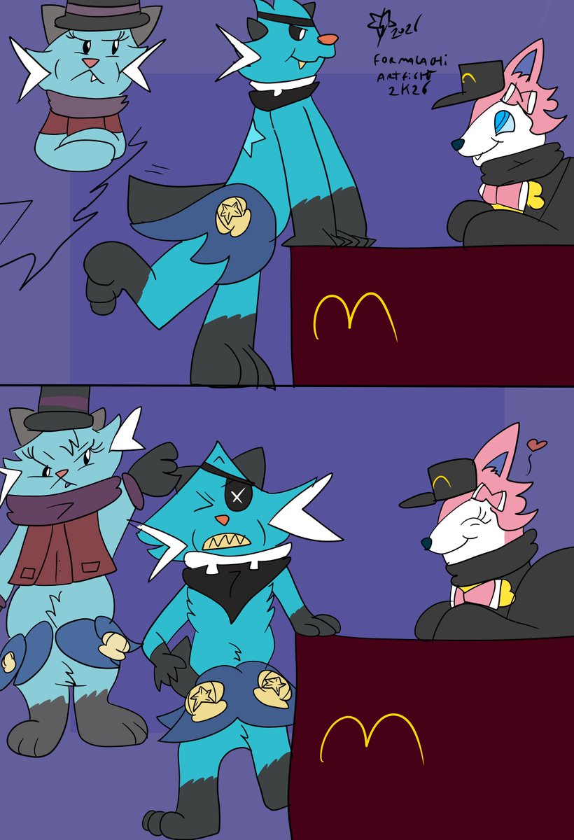 Kr0wbWolf's tweet photo. I GOT THIS FAAAAA
Very first attack of the year goes for my friend @MalachiMoet hope you like it fam #Artfight2026 #GoComedy #TeamComedy https://t.co/jP3E28f8fI