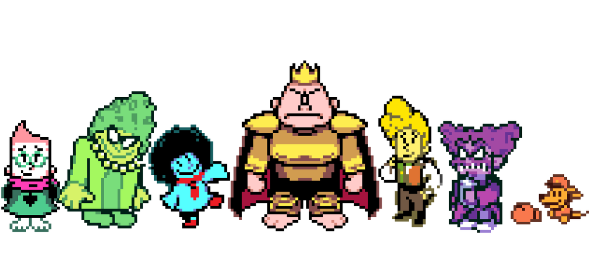 BirdInABirdcage's tweet photo. this is my objectively correct deltarune au https://t.co/M6PwSMlQH1