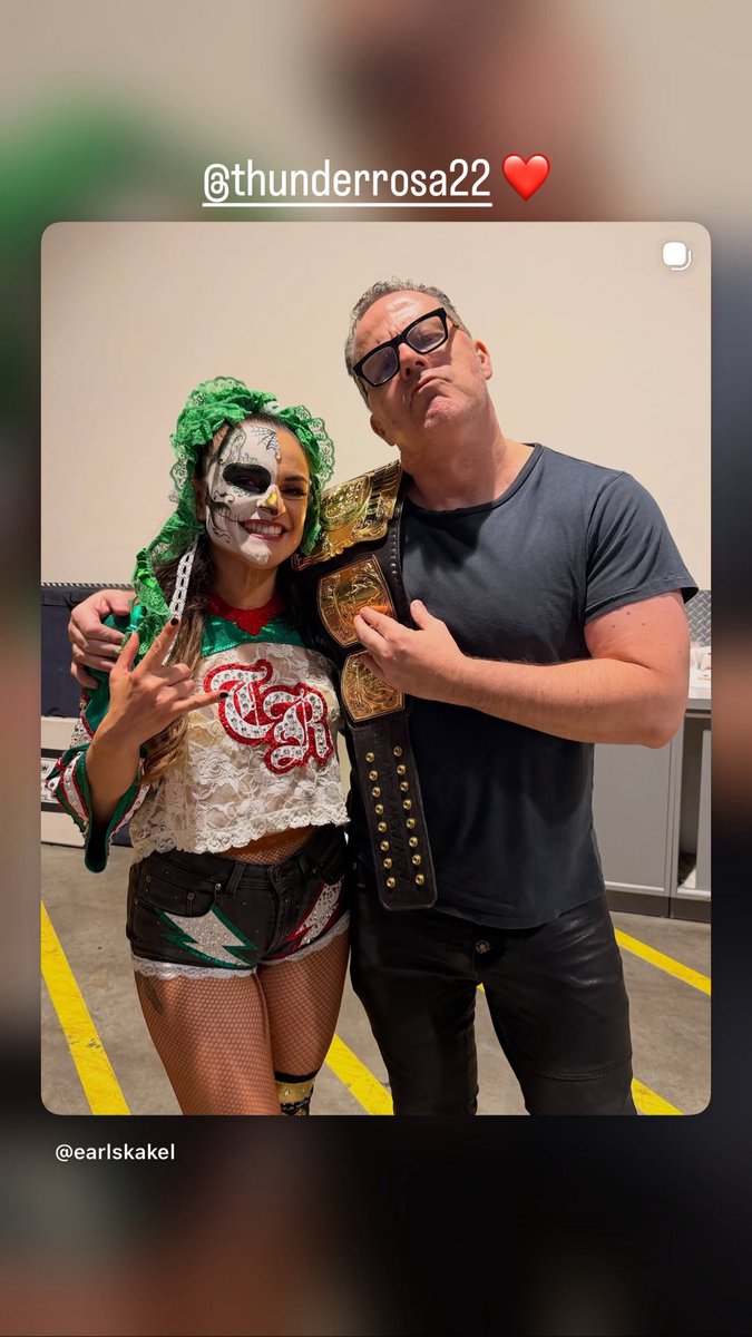 EarlSkakel's tweet photo. AEW 4 Life @thunderrosa22 is THE BEST @AEW is AMAZING https://t.co/U2hpntu7M0