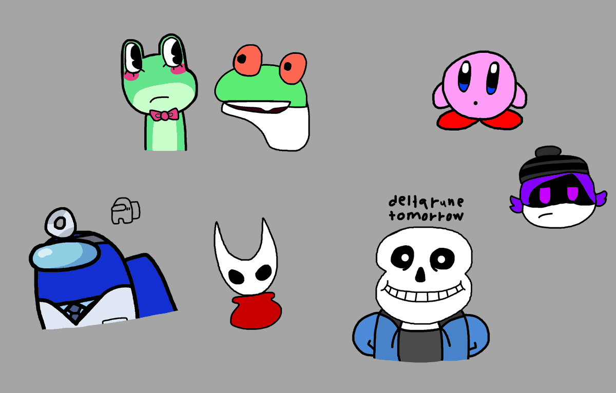 Cloak05's tweet photo. oh yeah I made these two doodle pages sometime ago, may as well show them here
#amongusshow #vsimpostor #digitalcircus #kirby #deltarune #murderdrones https://t.co/7NIzoyNtdd