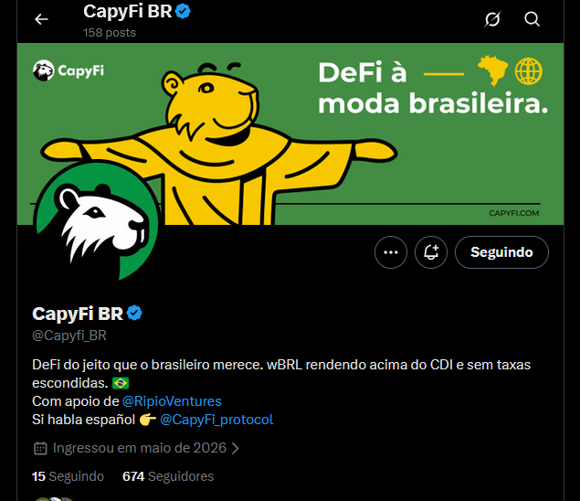 Jaimernft's tweet photo. @0xCokinha @Capyfi_BR bemtrinta2@gmail.com
carteira: 0x6B8b8987C99c4149C321Dc7179cDA88A6Ee94468 https://t.co/aY8mne6PeN