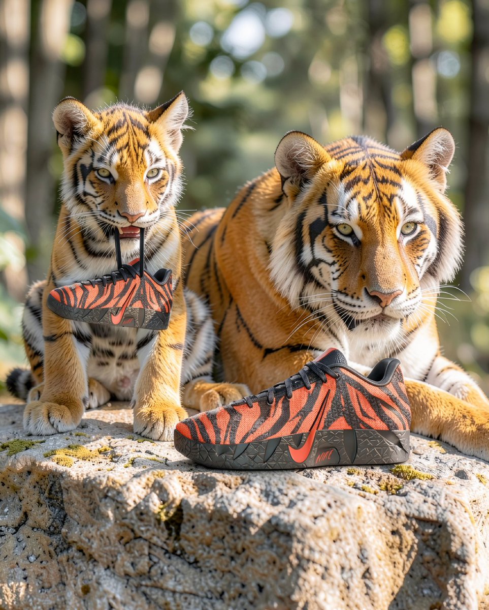 footlocker's tweet photo. Untamed Energy 🐅

The Ja 3 "Animal" is built to move fast, loud, and fearless. Available now, in-store and online at Foot Locker and Kids Foot Locker. https://t.co/DSki4BMCww