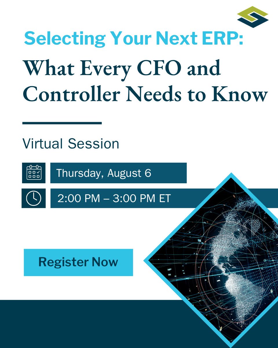 citrincooperman's tweet photo. Join us on Thursday, August 6, for a live Controllers Council webinar focused on ERP selection for finance leaders.

Register now: https://t.co/D17Hl4VDY5 https://t.co/vxD7kaIbv8