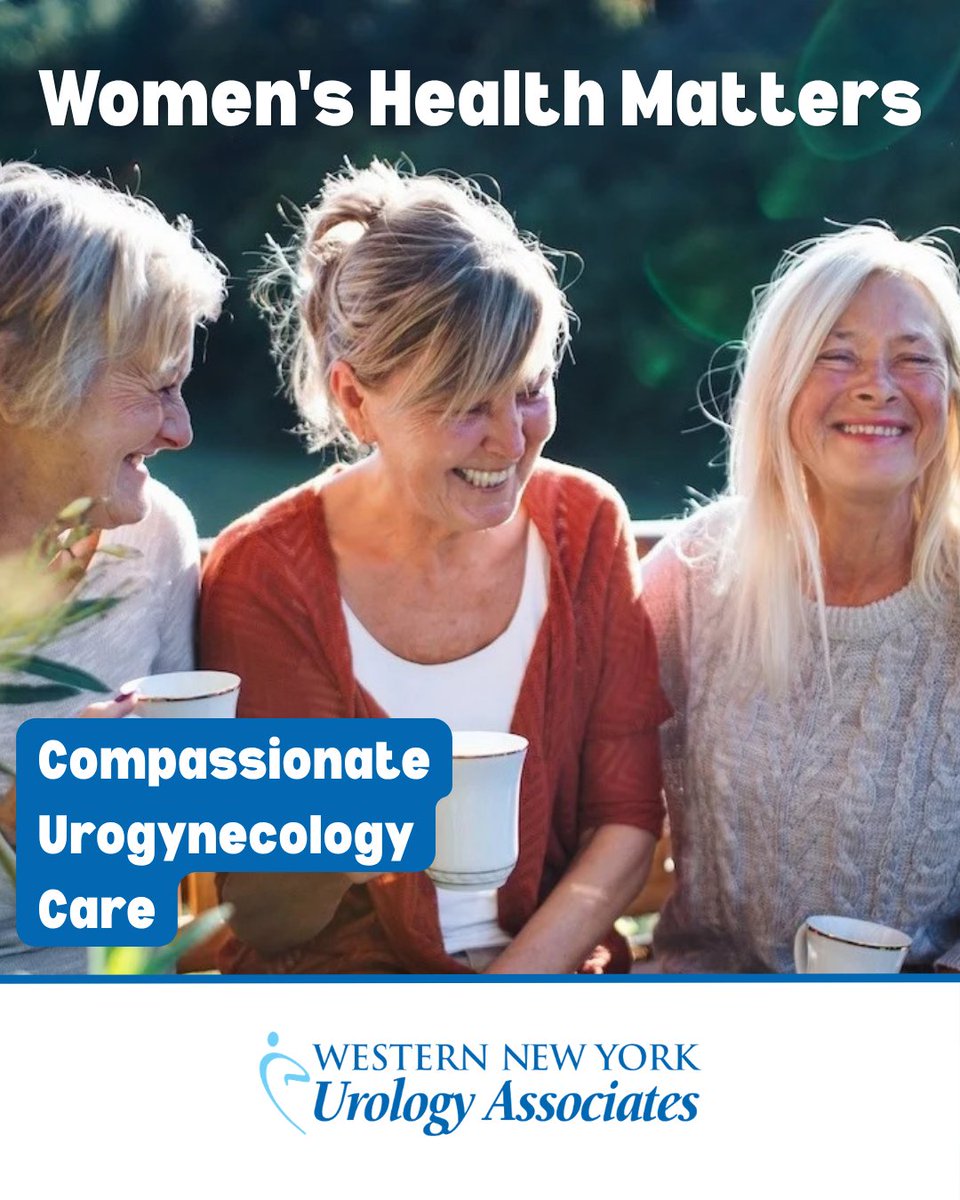 WNYUrology's tweet photo. Women shouldn’t have to live with discomfort, urgency, leakage or pelvic floor concerns.

Our urogynecology team provides care for conditions like urinary incontinence, overactive bladder, pelvic floor dysfunction, recurrent UTIs &amp; more: https://t.co/h7syXwG2QH https://t.co/6duLbVQ6Sb