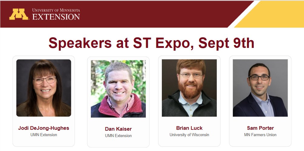SoilLorax's tweet photo. #StripTill Expo is only 2 months away! We have a great line-up of speakers and currently 7 field demos. Learn about #PlanterSetUp #TillageEcon #NutrientMgt #FarmerExperience and #UMNresearch results with ST.
Visit https://t.co/KEoVKU3ShU
@UMNExt @BadgerLuck @MNFarmersUnion https://t.co/AtbOcfXTAi