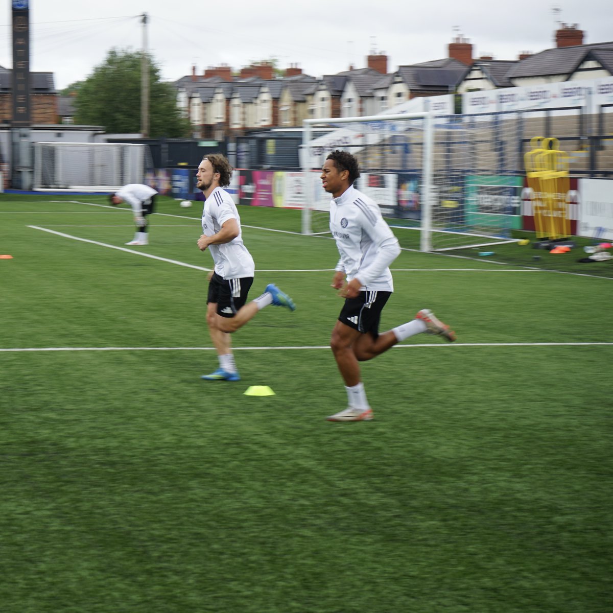 thesilkmen's tweet photo. 😅 The lads were certainly put through their paces today and will sleep well tonight!

👊 We go again, tomorrow! 

#AgainstAllOdds 💙 https://t.co/mrnDOcTc1e