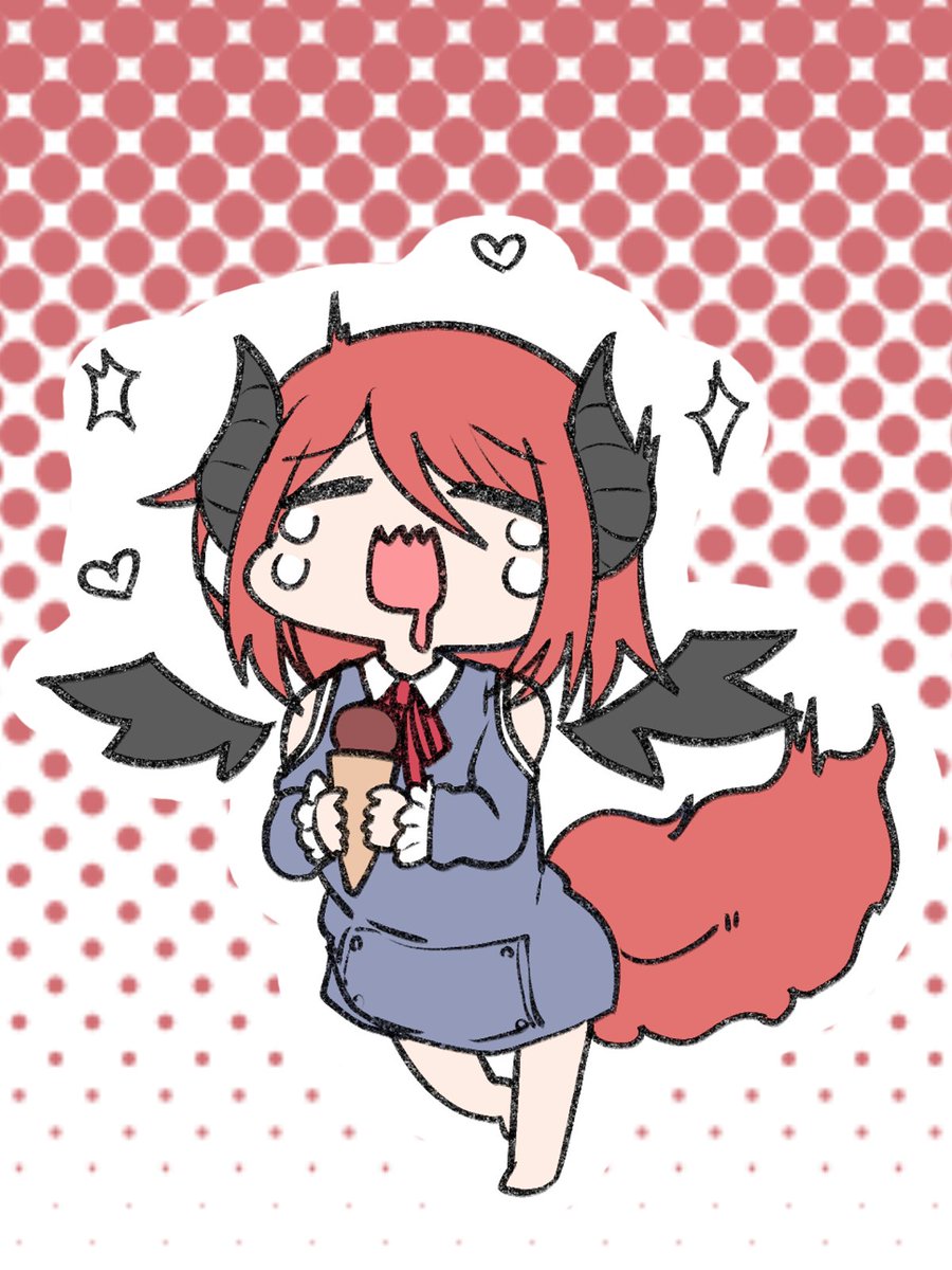 arma_prg's tweet photo. おはようラスキス #ソフトクリームの日
#アルマちゃん 
チョコソフト美味しすぎるよ～ https://t.co/t93STwerp5