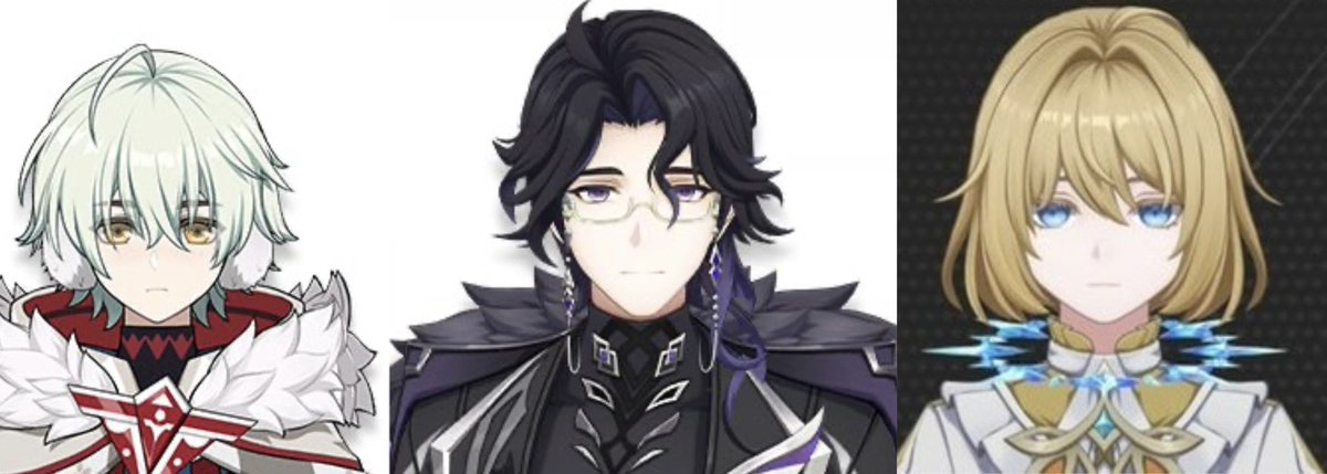 obsessedfish's tweet photo. Genshin really did nail the Eastern European perpetual dread expression I’ll give them that https://t.co/wX36uadlce