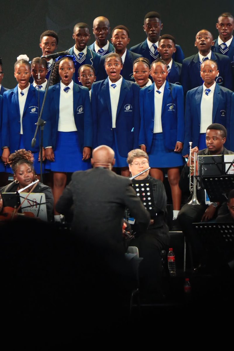 DBE_SA's tweet photo. #ChoirClass | A Mixed Choirs (African) category brings together soprano, alto, tenor and bass voices to perform choral works rooted in African musical traditions, where rhythm, language, movement and harmony come together to reflect cultural expression and storytelling through song.
In this category, learners are expected to demonstrate strong ensemble unity, rhythmic precision, vocal balance and expressive performance, while also embracing stylistic elements such as indigenous language pronunciation, body percussion and call-and-response structures that are often characteristic of African choral music.
The selected work, Izingqi zovuyo by C. T. Ngqobe
#2026ABCMotsepeSASCE
#EducationZA #GovZAUpdate