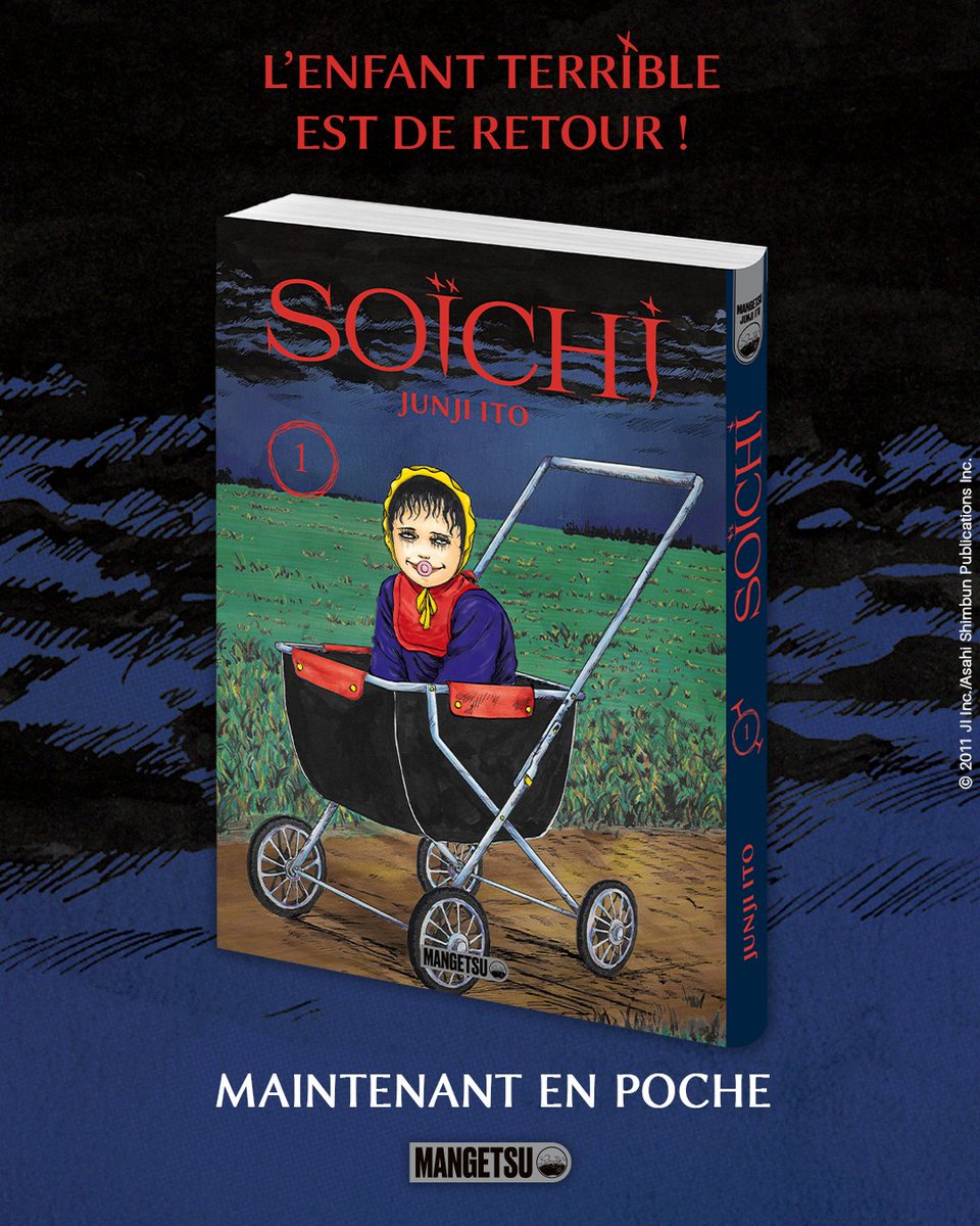 MangetsuFR's tweet photo. L’enfant terrible est de retour ! 🔨
Retrouvez l’emblématique Soïchi maintenant en format poche !

Soïchi édition poche - Tome 1, disponible dès maintenant en librairie ou sur notre stand à Japan Expo ! https://t.co/Xr1j2cEwSp