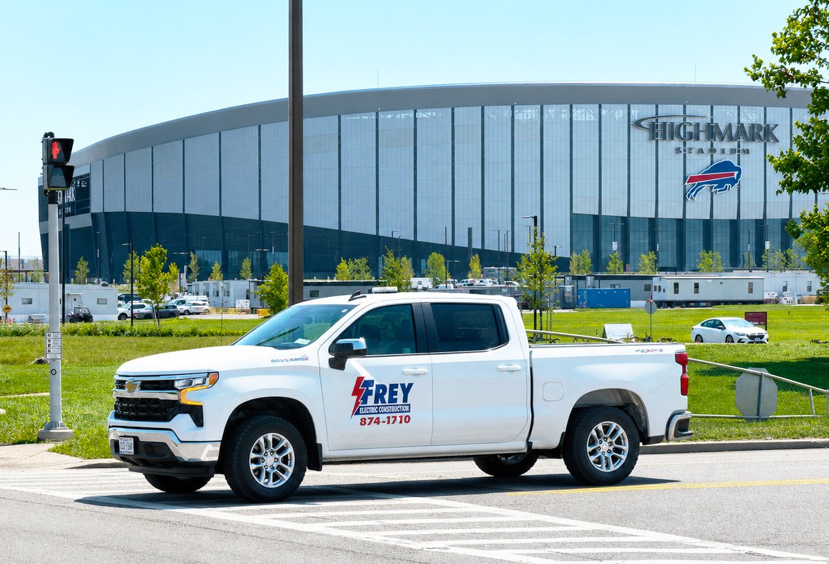 FreyElectric's tweet photo. Go Bills.
More about our work at Highmark Stadium:

https://t.co/pJV5MQy8Kr https://t.co/CU7NmrScOQ