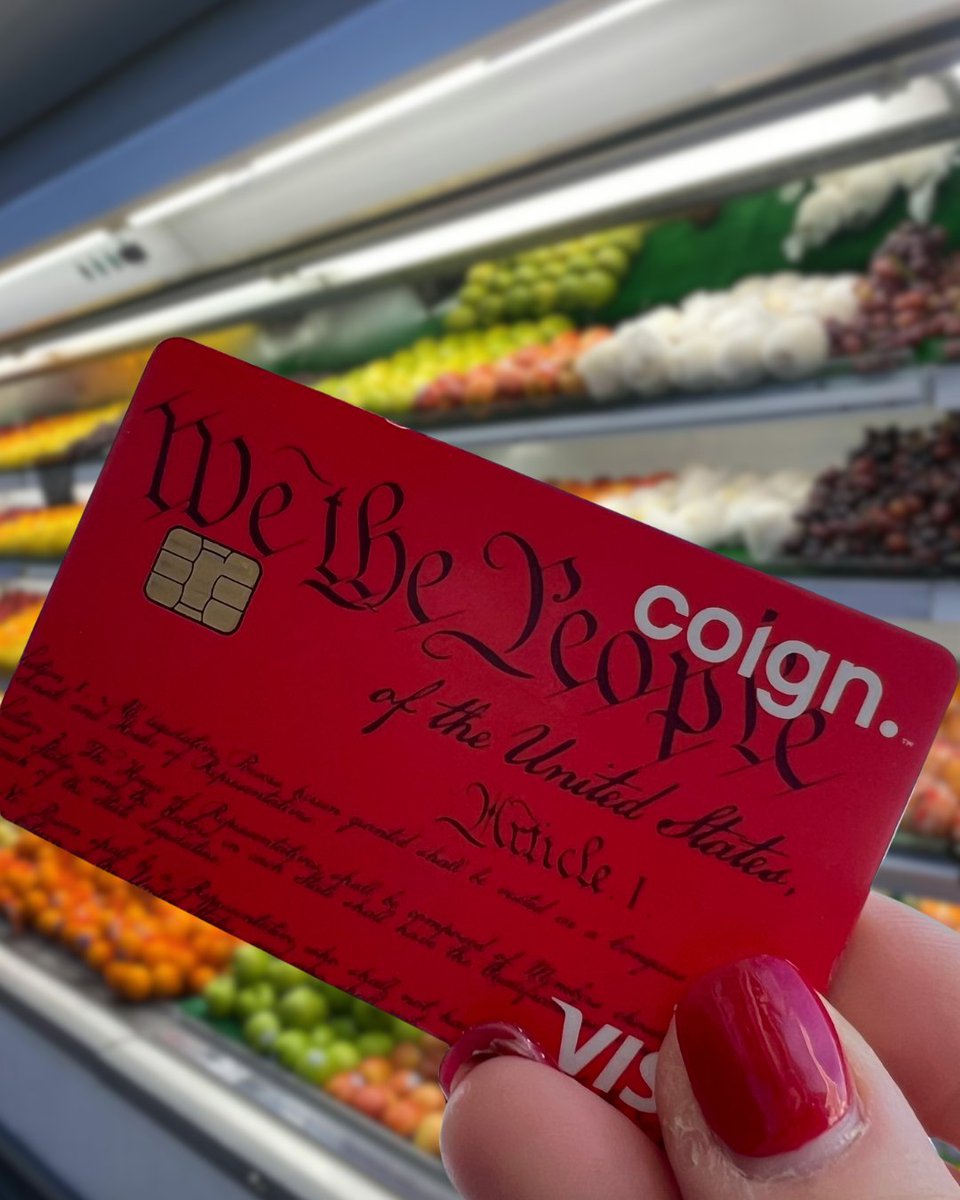 coigncard's tweet photo. From groceries to gas to weekend plans, Coign helps you put your money where your values are.

Spend Right with Coign. https://t.co/RE970H07Y1