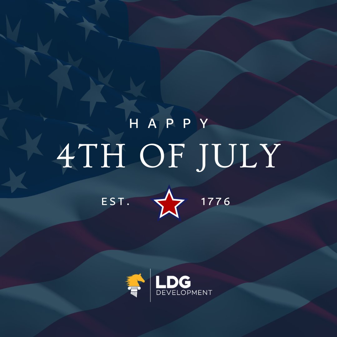 LDG_Development's tweet photo. Wishing all of our employees and their families a happy Independence Day weekend. 

Thank you for everything you do to help build stronger communities and make a difference every day.

#IndependenceDay https://t.co/gnZHcgVymc