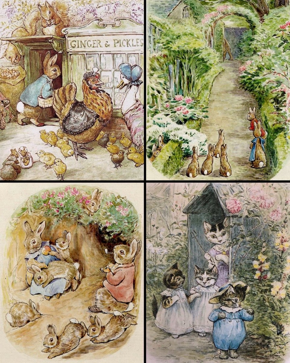 TitaniasRealm's tweet photo. The wonderful world of Beatrix Potter (1866-1943) https://t.co/RmTXxxGkef