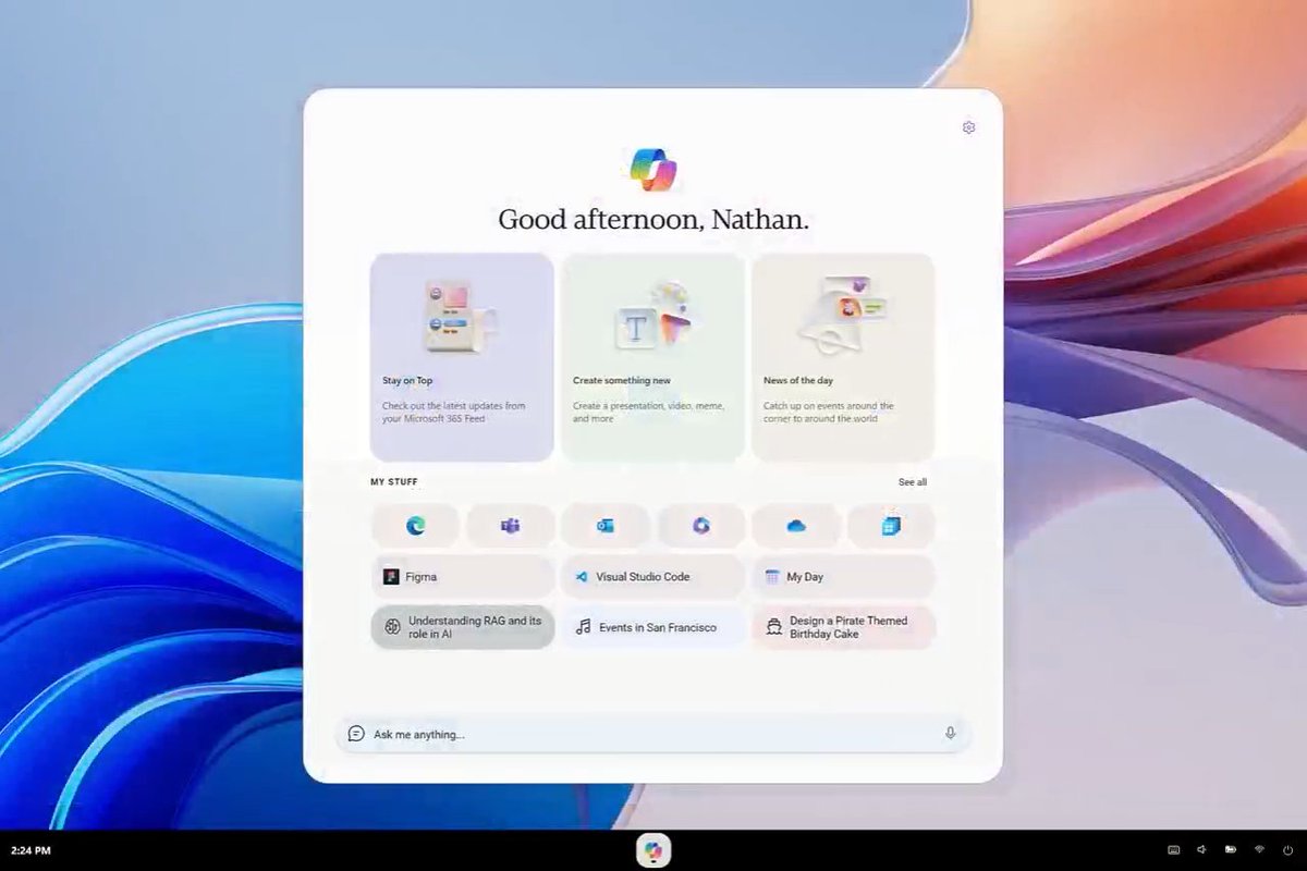 This is Microsoft's Copilot OS for PCs, and it's nothing like Windows ...