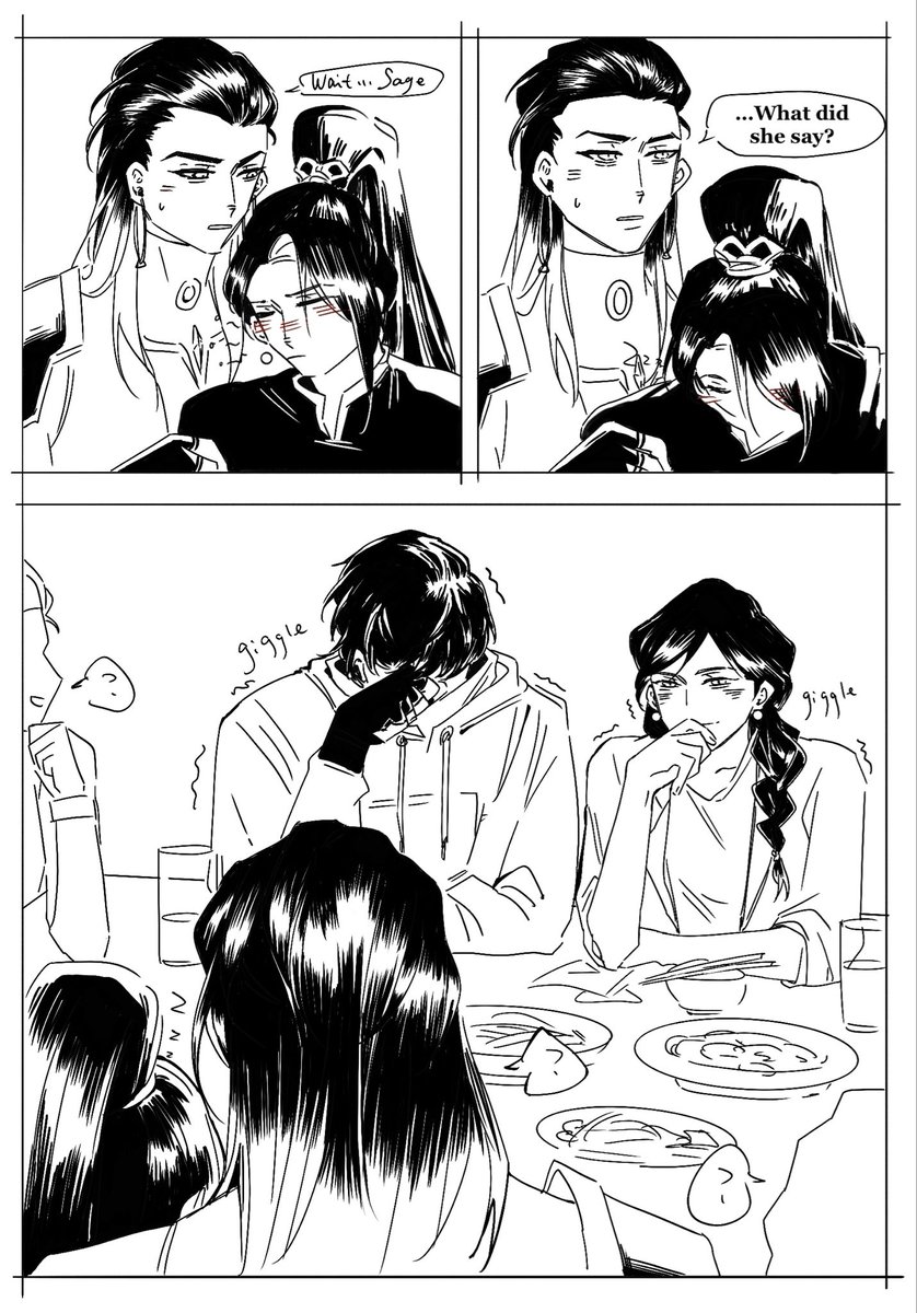 NoxReva's tweet photo. #Reyge
She is drunk

(English translation of Sage’s lines in the comment :) https://t.co/qTKQiwzQK6