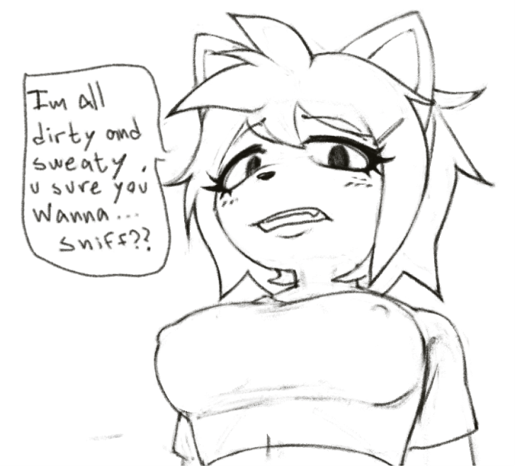 DixieLawrie's tweet photo. peek from a WIP of Amy Rose. Wondering if I should add her piercings.... https://t.co/xgQ07f6Bxt