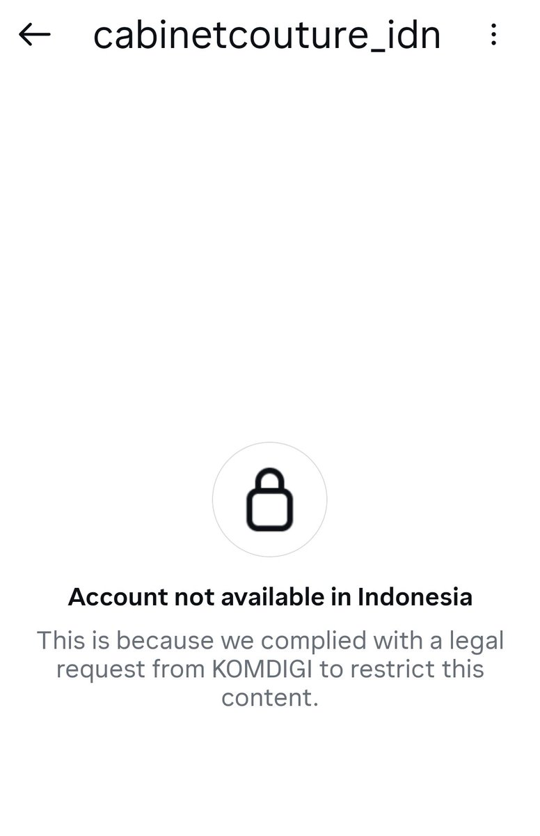 Jelli_cent's tweet photo. Eh ternyata bener..
Kementerian Komdigi Indonesia memblokir akun Instagram @/cabinetcouture_idn, yg meng-spill harga pakaian &amp; aksesoris mewah yg dikenakan o/pejabat pemerintah &amp; kabinet.

Klo yg begini aja gercep.
Giliran judol.. alasan segaban 😏 https://t.co/Qs51ewaaSI