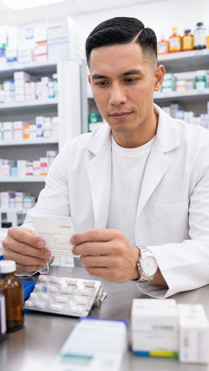 sergio866491's tweet photo. Every prescription tells a story. Carefully reviewing, verifying, and ensuring the right medication reaches the right patient. Precision and care above all 💊

#Apoteker #PharmacistLife #Healthcare https://t.co/TZycylHqGh