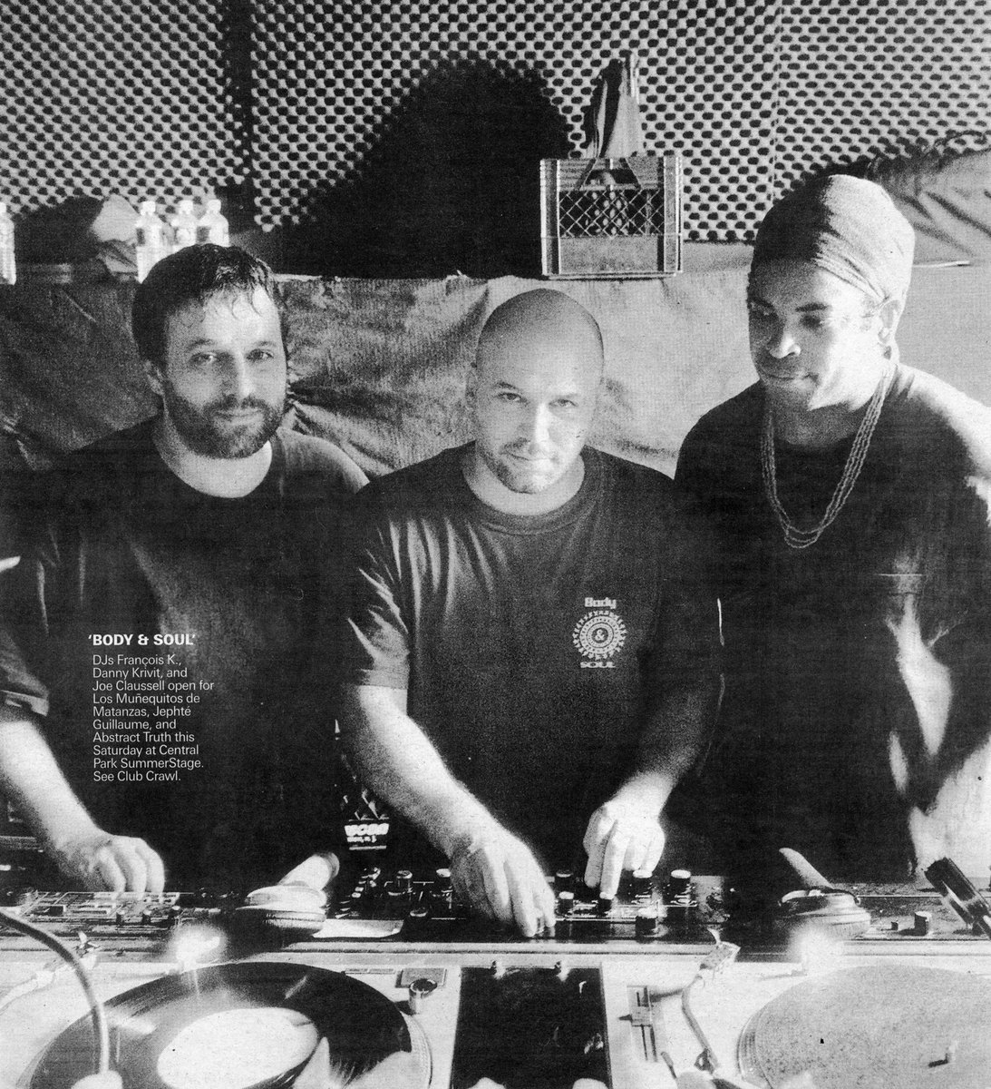 bodyandsoulnyc's tweet photo. Body &amp; SOUL is like a house party that got too big for someone’s living room, and we had to find a more appropriate venue for it...

Body &amp; SOUL 30TH ANNIVERSARY! 
Music by DANNY KRIVIT, FRANCOIS K. &amp; JOE CLAUSSELL.
Sunday, 7/19 @ Xanadu

Tickets: https://t.co/bt8LTutAOV https://t.co/T2AR6478Ff