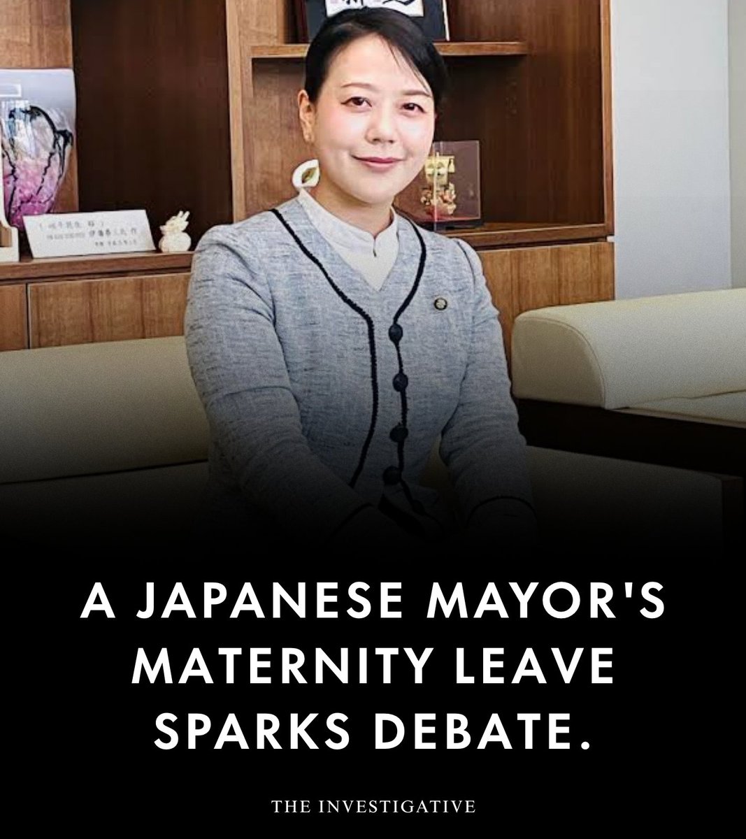AnonymousNewsHQ's tweet photo. Shoko Kawata, mayor of Yawata in Kyoto Prefecture, is expecting her first child and plans to take maternity leave, becoming the first sitting mayor in Japan known to do so.
#MaternityLeave #WomenInLeadership #ShokoKawata #fblifestyle https://t.co/js0o9xhBGe