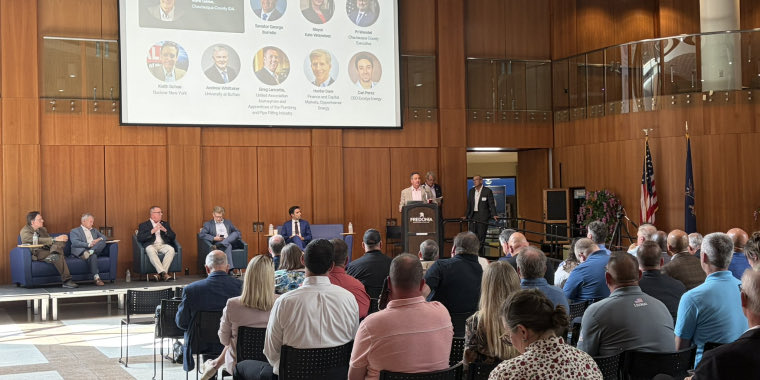 exodysenergy's tweet photo. Our CEO @CarllPerez joined @SenatorBorrello's "Nuclear 101" Forum at SUNY Fredonia this week, alongside @NuclearNY's Scott Cicora and Keith Schue and fellow experts from academia, labor, and finance, to help local leaders understand what advanced nuclear could mean for Dunkirk and Chautauqua County. A forum built on facts, not fear.

In Carl's words:

"Nuclear waste, once understood as minimally used nuclear fuel, proves to be one of this industry's most valuable resources. It is among the most rigorously accounted for substances on earth and still holds the overwhelming majority of its original energy."