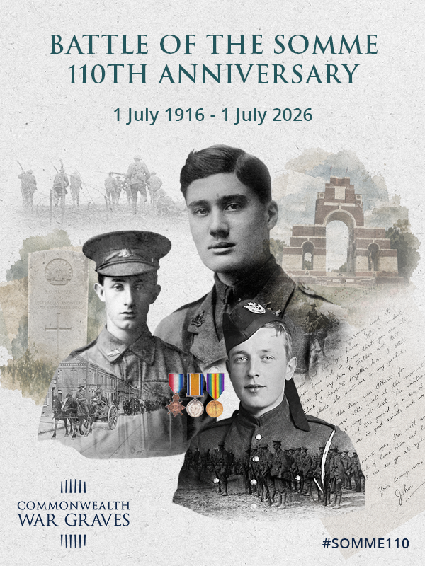CWGC's tweet photo. Thank you to everyone who helped us commemorate the 110th anniversary of the Battle of the Somme. 

Please help us tell every story, consider contributing to our online stories portal For Evermore.

#Somme110 https://t.co/EcOMTxpmiE