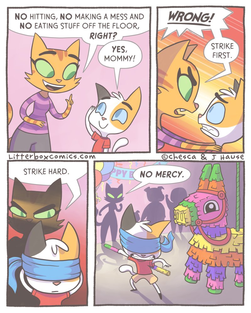 LitterboxComics's tweet photo. A comic about flipping the script!

BONUS Panel (that took longer than the comic!) below! 👇 https://t.co/90IEfBrvWt
