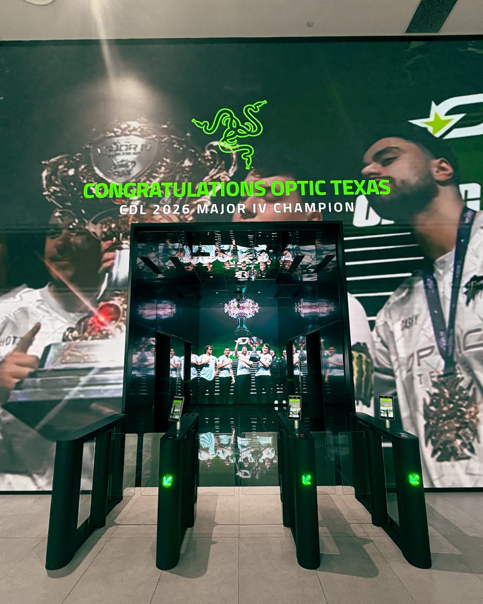 TeamRazer's tweet photo. It was only a matter of time. Congrats @OpTicTexas on a momentous CDL 2026 Major IV championship win! 
 
Resilience - in all the highs and lows - setting us up for an epic CDL Champs. Job's not finished https://t.co/hY6gTK0uv3