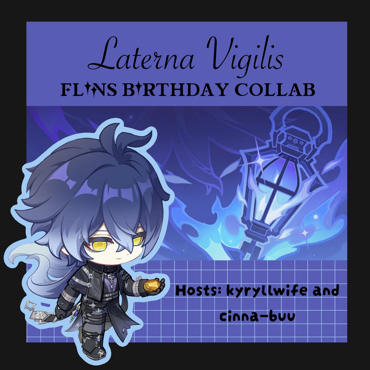 Jeloneuu's tweet photo. LATERNA VIGILIS - Flins birthday collab

Me and @yuuu20_ are running collab for Flins birthday! Please comment if interested!
We are going to work on it on discord :3

MORE IN COMMENTS!!!

#genshinimpact #flins https://t.co/QOBBo0F6Qm