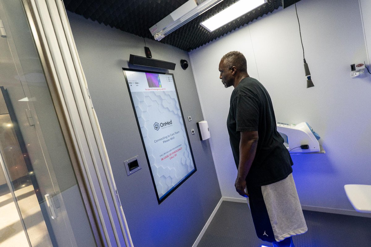 CityofAtlanta's tweet photo. For Throwback Thursday, we're looking back at the launch and ribbon cutting of the new OnMed CareStations. Through a partnership with Sharecare, City of Atlanta employees now have convenient access to primary and urgent care services at no additional cost. https://t.co/D1yuSHgRoa