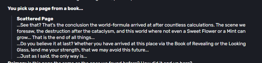 2lain_Guillotin's tweet photo. @NIdkwhy71042 @W4lten @peakkypunk Bad Google translation, sorry. The destruction of Teyvat goes on the side of general destiny and is not in the saying of the legend of Fontaine's prophecy, but it is part of it anyway since Mona also mentions this in the AQ https://t.co/ZXKIHTIjU0