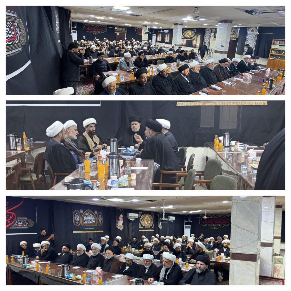 drt85494497's tweet photo. بإشراف مكتب السيد القائد الشهيد علي الخامنئي (قدس سره) في النجف الأشرف، شارك السيد محمد الطباطبائي، نائب الأمين العام لحركة عصائب  أهل الحق، في ترتيبات الاستعداد لمراسم تشييع السيد القائد الشهيد علي الخامنئي (قدس سره).

#الحسين_نهجنا
#قوموا_لله https://t.co/lK5fNP1USt