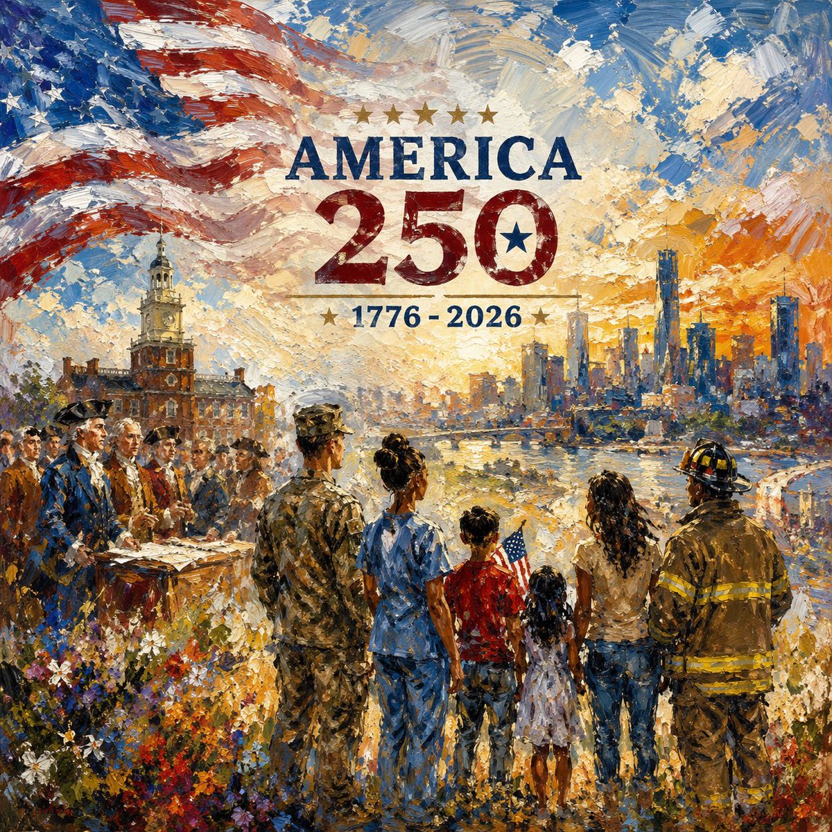 matter_alone's tweet photo. The story of America is still being written. Together, we have the opportunity to shape the next chapter with unity, purpose, and a shared commitment to a brighter future.

Happy 250th Anniversary, America.

#America250 #UnitedWeStand #AmericanSpirit #StrongerTogether https://t.co/HBrbxIogT2