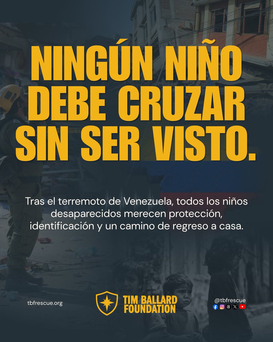 TBFRescue's tweet photo. No se trata de cerrar puertas. Se trata de proteger a los niños.

Tras un desastre, la protección infantil debe actuar con rapidez en las fronteras, los albergues y los puntos de tránsito mediante la verificación de la tutela, la documentación y mecanismos seguros de notificación.

Cada cruce importa. Cada niño importa.