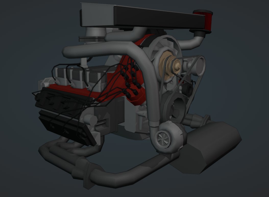 traktor3D's tweet photo. #robloxdev #blender3d Porsche Flat 6 3D Model https://t.co/6zps0NyFjB