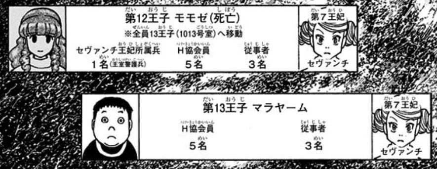itorasu's tweet photo. ②ビヨンドは準備万端で、あとは待つだけという状態

自分の子供は絶対安全と確信してる

異空間にいるマラヤームがその状況に一番当てはまる

空間移動は霊獣の能力ではなく、警護の誰かの能力では？

マラヤームの護衛のハンターが10人いるが能力は未知数

#ハンターハンター https://t.co/yx0FGMz4Bs