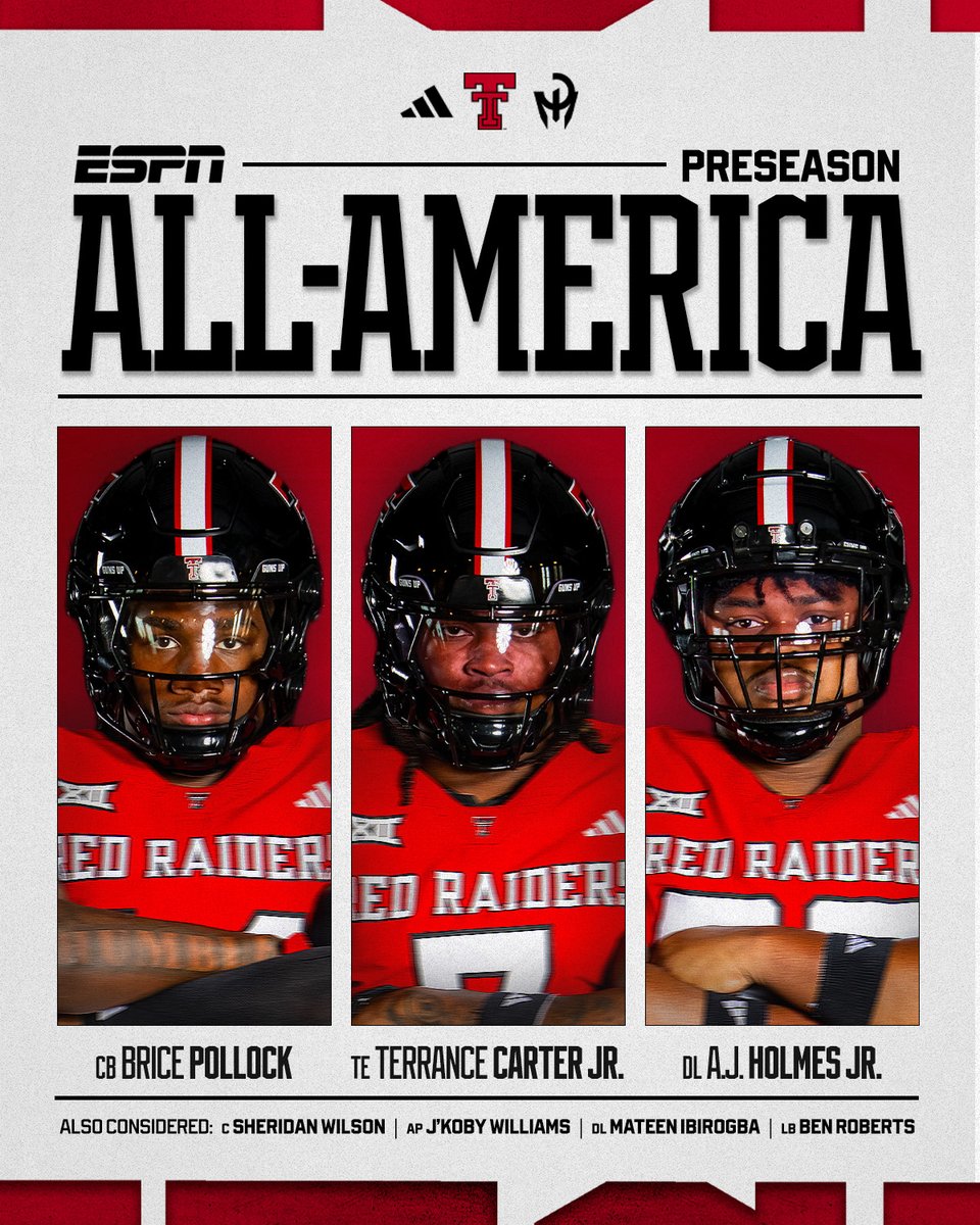 TexasTechFB's tweet photo. From the 2026 @ESPNCFB Preview magazine 🏅 https://t.co/XVIbvaMJgA