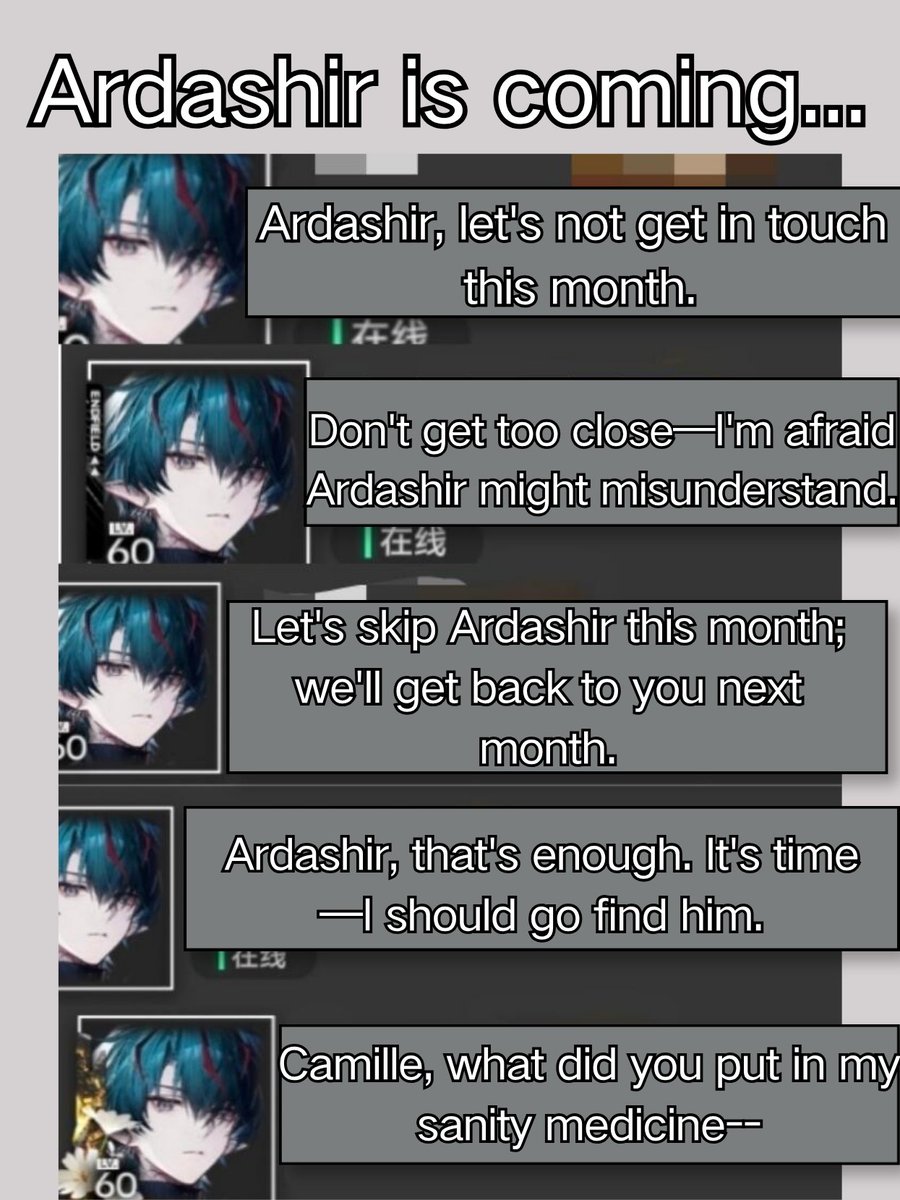 iSageOtaku's tweet photo. I found something really interesting on Chinese social media...I gave the translation a try.
cr.mob
#ArknightsEndfield #Endfield #Camille #Ardashir https://t.co/gjrdcBXPz5