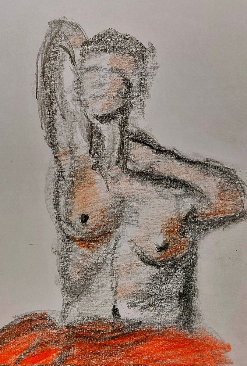 SiepermannM's tweet photo. Every drawing teaches something new. This graphite and pastel figure study is all about observing light, structure, and the human form. Feedback is always welcome.
#Art #Drawing #FigureStudy #LifeDrawing #Charcoal #Pastel #TraditionalArt #Sketchbook #ArtistCommunity #FineArt https://t.co/OP4OqUzLiT