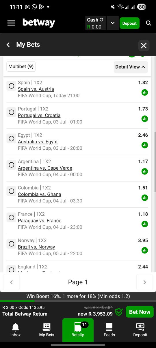 Green_beanz1's tweet photo. STRAIGHT Win

I just placed a bet with Betway. Tap here to copy my bet or search for this booking code in the Multi Bet betslip BW605D8F6B https://t.co/rFIk8rPSG8