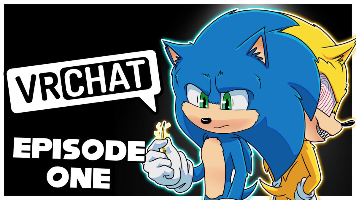 BJultz's tweet photo. SPECIAL VIDEO PREMIERES TODAY AT 3:00PM CST!! IVE BEEN WORKING ON THIS FOR A LONG TIME PLS GO GIVE IT A WATCH! 🙏 #Sonic #fleetway #vrchat https://t.co/ZnDyJjLEEF