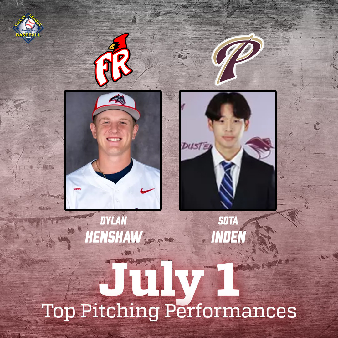 VBLBaseball's tweet photo. July 1 Aces
@FRCardinals Dylan Henshaw @StonyBrookBASE 5 IP, 0H, 0R, 1BB, 8Ks
@VBL_Cannons Sota Inden @TAMIU_BSB 5 IP, 2H, 0R, 3BBs, 3Ks https://t.co/7gNLianZCs