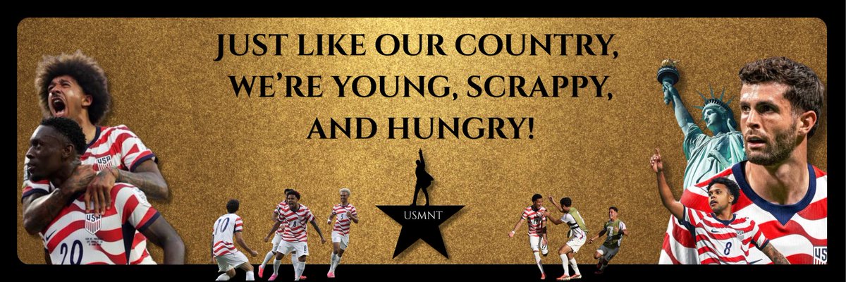 AleiyahRoss's tweet photo. Find me in the crowd in Seattle on Monday repping this banner! Shoutout to Walgreens for the quick turnaround! @USMNT @usmntonly @Lin_Manuel @Walgreens @HamiltonMusical #worldcup #TeamUSA https://t.co/9R7GWUjrNC