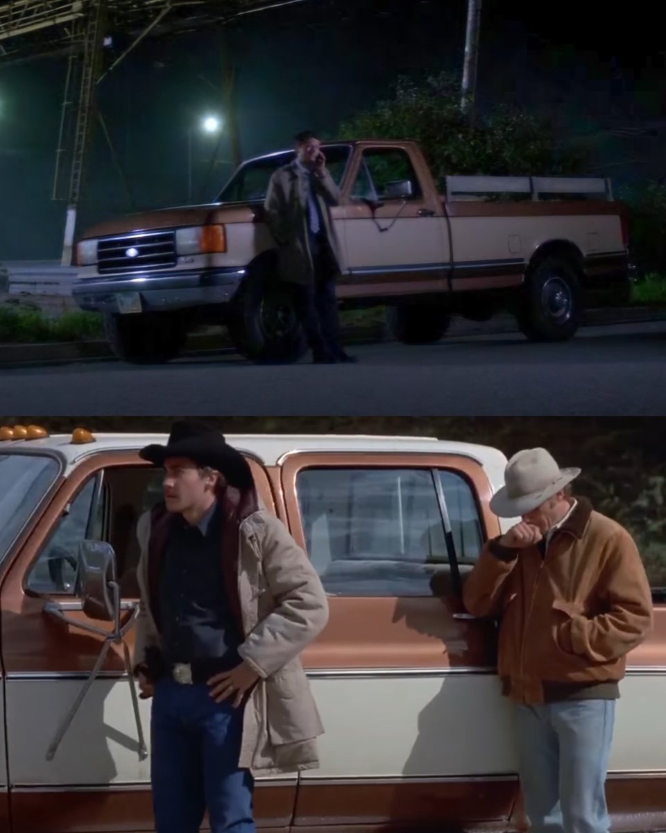 CasIsLoved's tweet photo. you're laughing??? supernatural gave cas the brokeback mountain truck and dean the brokeback mountain jacket and you're laughing?????? https://t.co/FegunaePuR