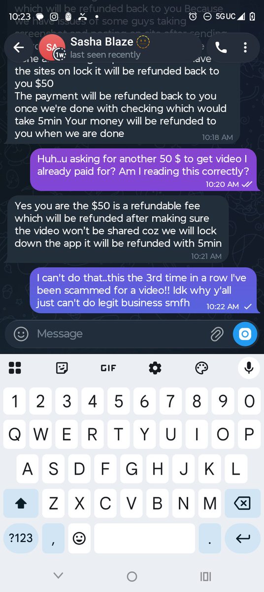__Magnumsbex's tweet photo. @dfhg1122 Definitely don't buy from @noragripp she is a scammer https://t.co/jZzAJBEuS4