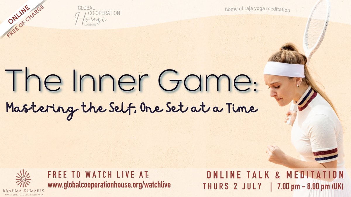 BKLondonGCH's tweet photo. INNER GAME
Mastering the Self, one Set at a Time
#ThursdayTalks

Thurs 2nd July, 7-8pm
Watch: https://t.co/CNKJXgKbCI
 
Join HANS HAIERT 2explore what kind of mindset is required to excel? Which qualities are truly essential, and how do we navigate the "opposition"? 

#FreeEvent https://t.co/jQz7GR626H