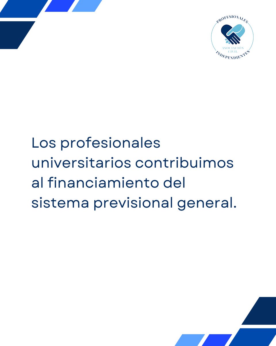 ProfesionalesI7's tweet photo. Los profesionales universitarios también contribuimos al sostenimiento del sistema previsional.
Entonces la pregunta es:
¿Por qué nuestra Caja debería enfrentar sola sus dificultades?
Deslizá el carrusel y sumate al debate.
#cajaprofesional #profesionalesindependientes #otracajaesposible